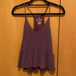 American Eagle Soft & Sexy Burgundy Tank top - XS